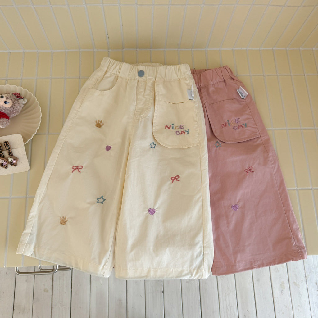 Girls' Workwear Children's Straight-leg Pants Western-style And Fashionable