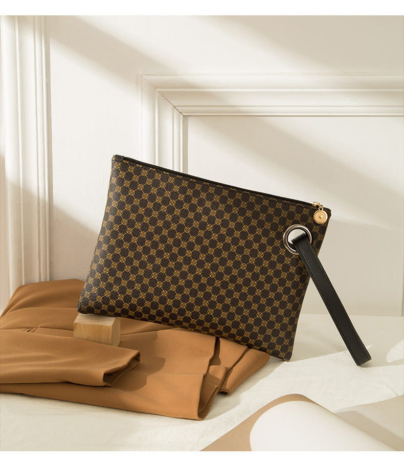 Womens Simple Large-Capacity Clutch Bag With Print