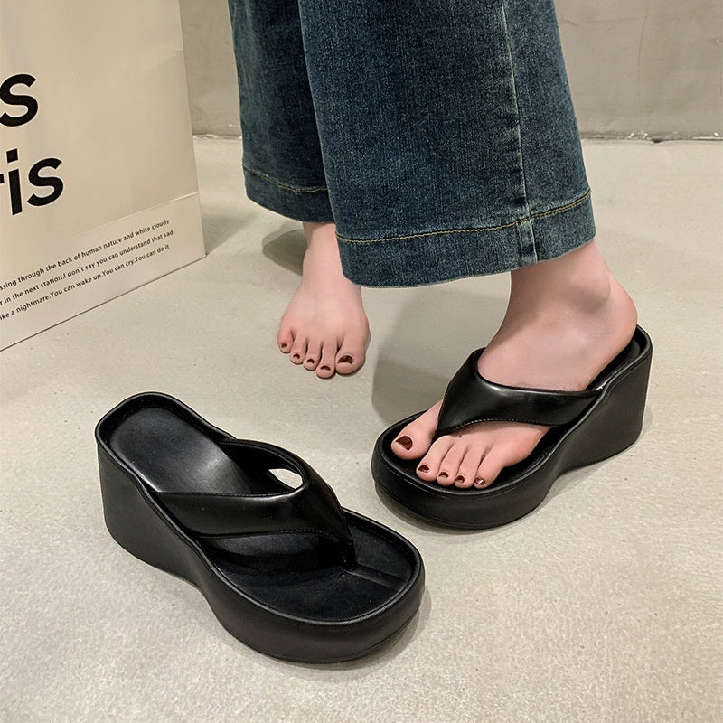 Summer Outdoor Beach Thick-soled Wedge Sandals