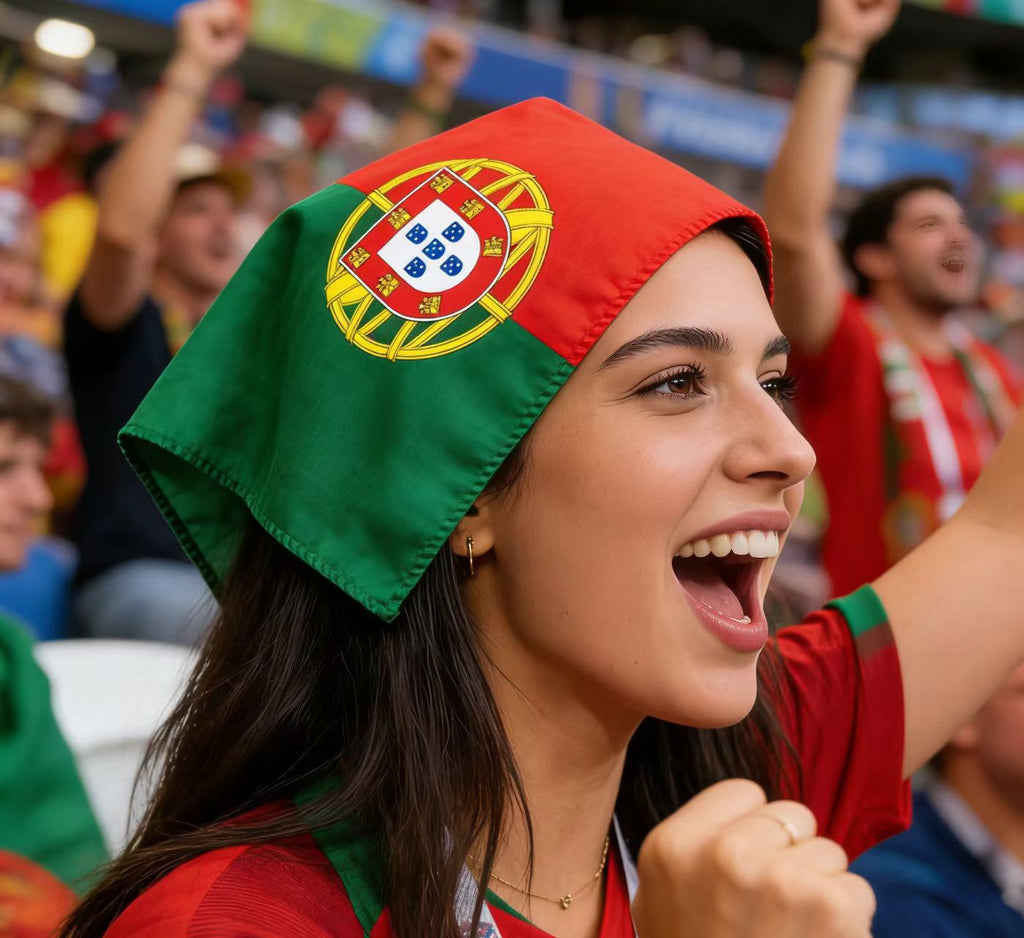 World Cup National Flag-printed Square Scarf
