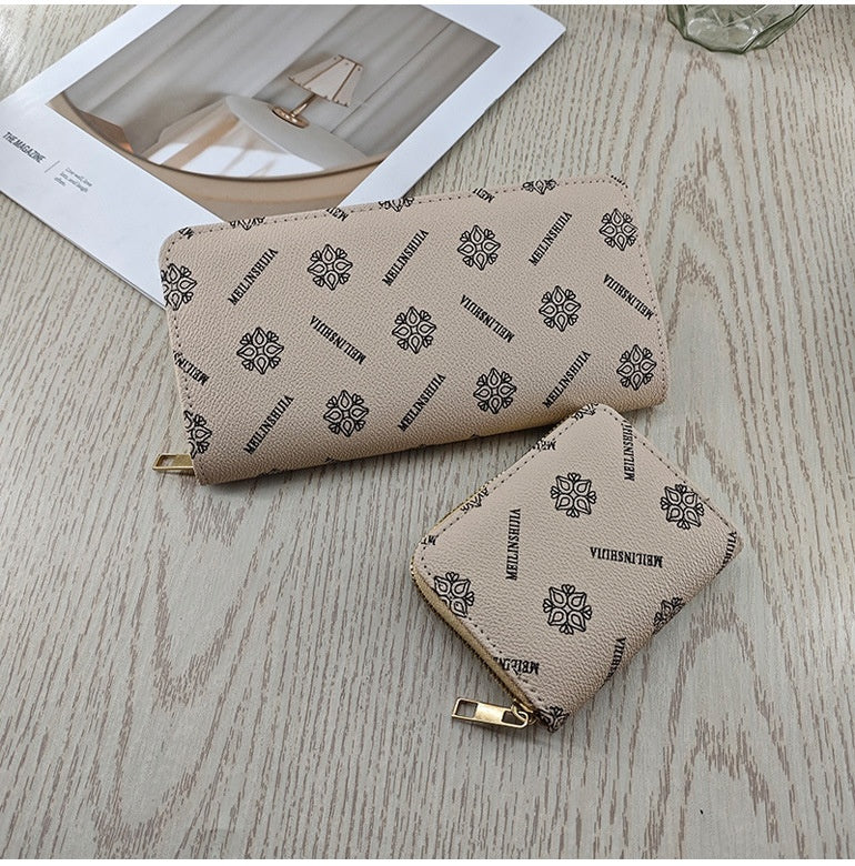 Simple And Stylish Single-zip Multi-cardholder Coin Purse