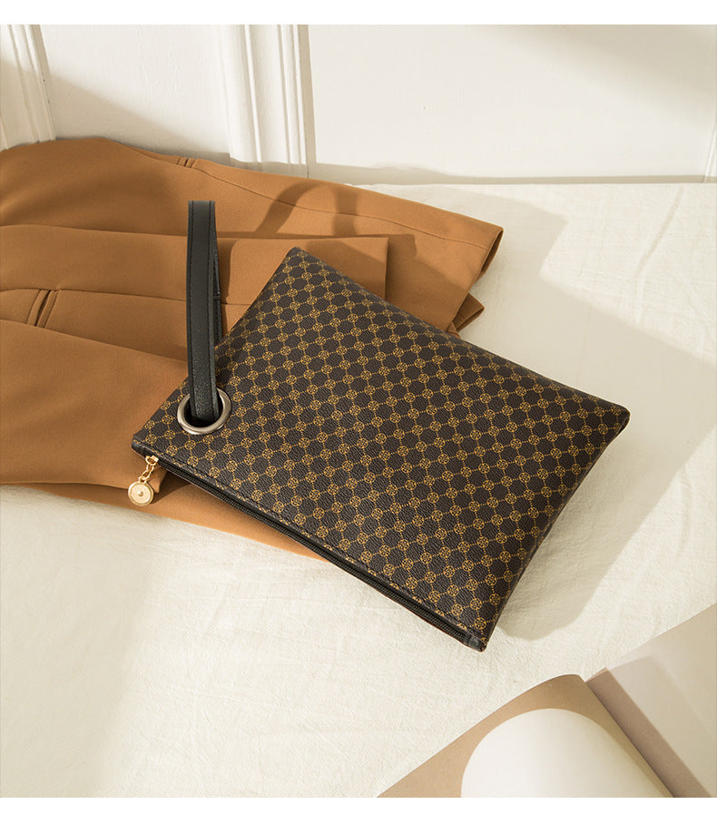 Womens Simple Large-Capacity Clutch Bag With Print