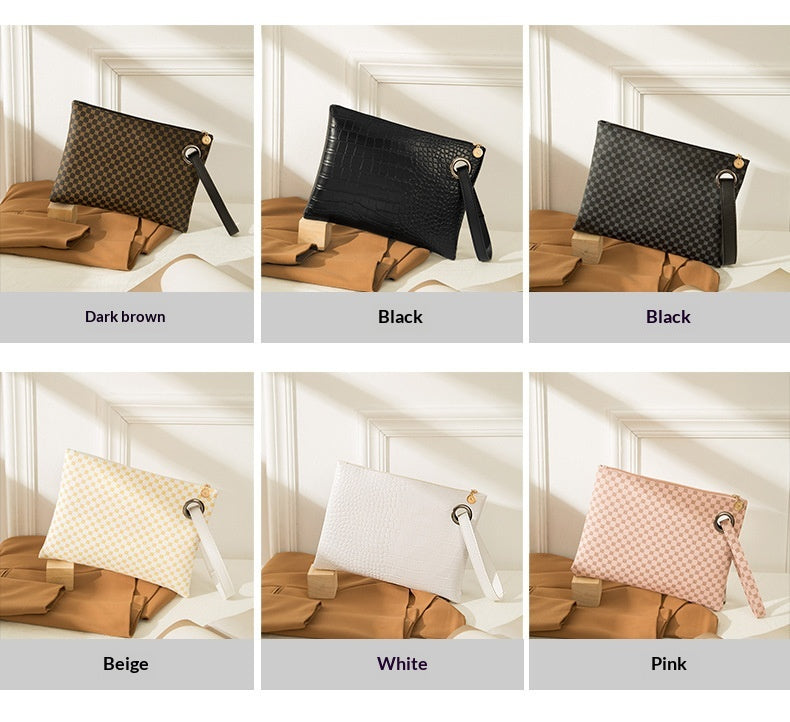 Womens Simple Large-Capacity Clutch Bag With Print