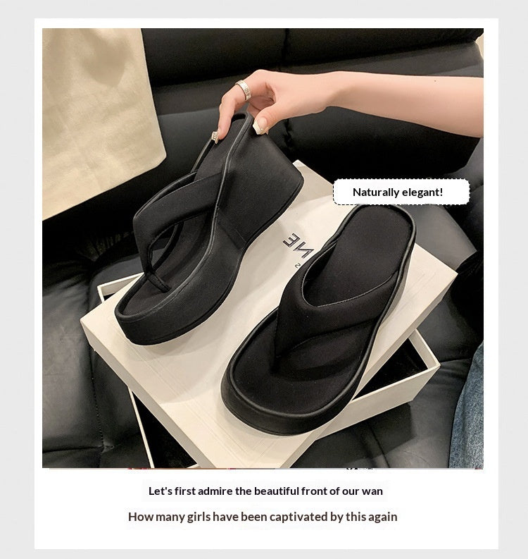 Summer Outdoor Beach Thick-soled Wedge Sandals