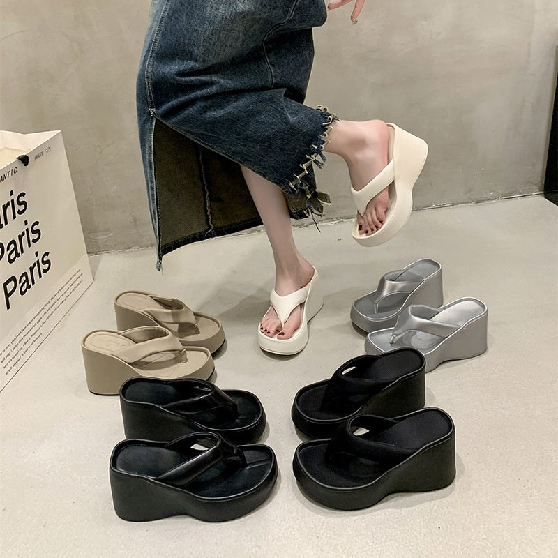 Summer Outdoor Beach Thick-soled Wedge Sandals