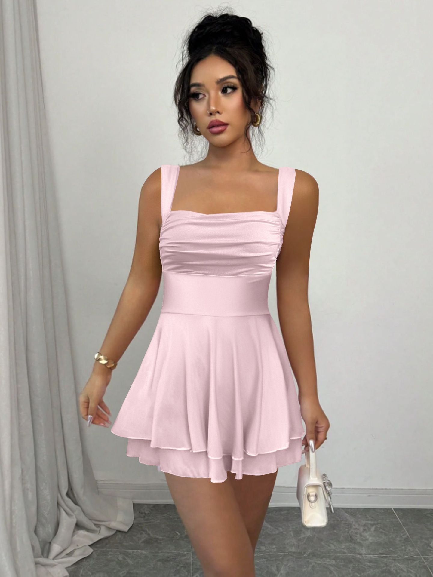 Fashionable Casual Sleeveless Strap Womens Dress
