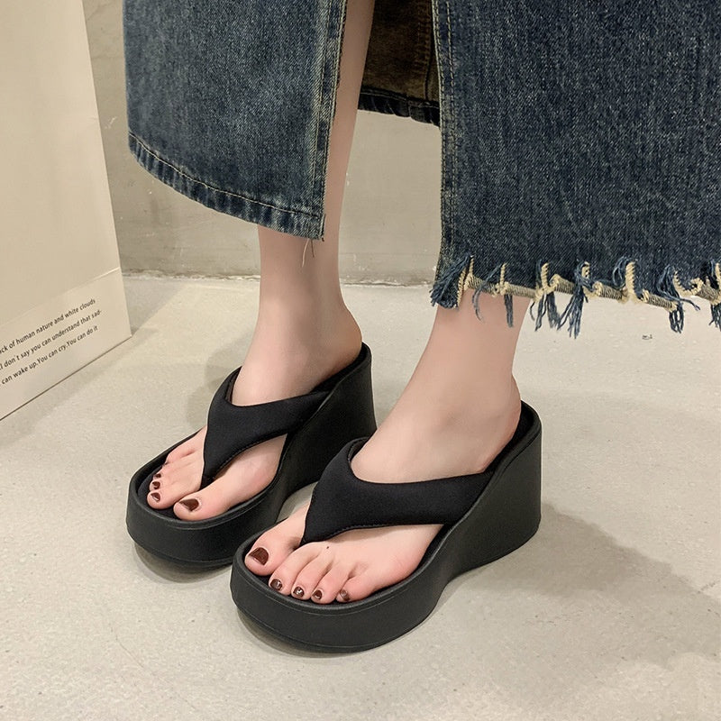 Summer Outdoor Beach Thick-soled Wedge Sandals