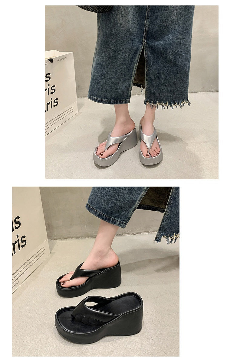 Summer Outdoor Beach Thick-soled Wedge Sandals