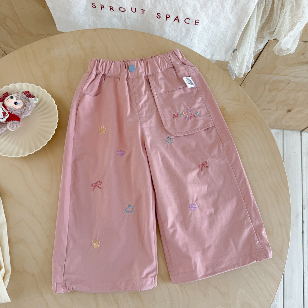 Girls' Workwear Children's Straight-leg Pants Western-style And Fashionable