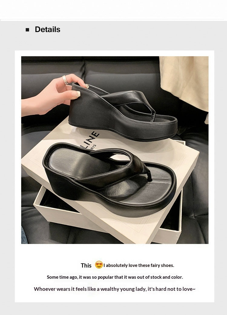 Summer Outdoor Beach Thick-soled Wedge Sandals