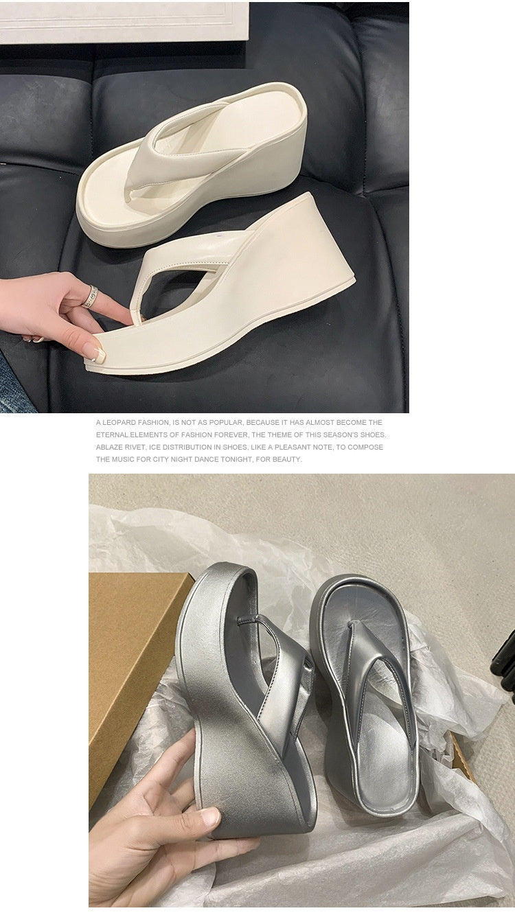 Summer Outdoor Beach Thick-soled Wedge Sandals
