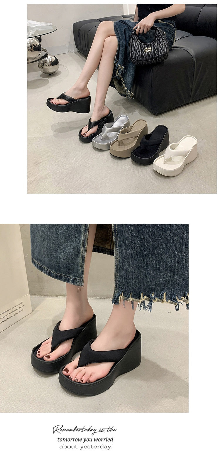 Summer Outdoor Beach Thick-soled Wedge Sandals