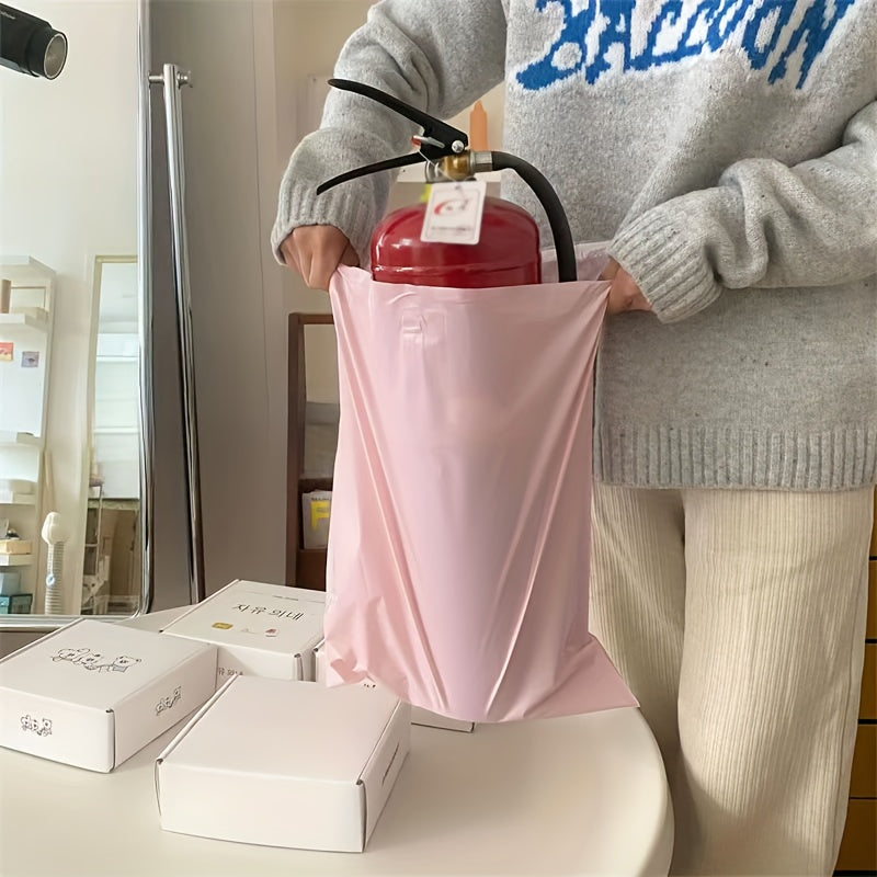 50pcs of Bright Pink Express with a Thickness of 4, Packaged in Polyethylene Mail Bags, Self-Sealing Express Bags, Envelopes, And Transportation Bags