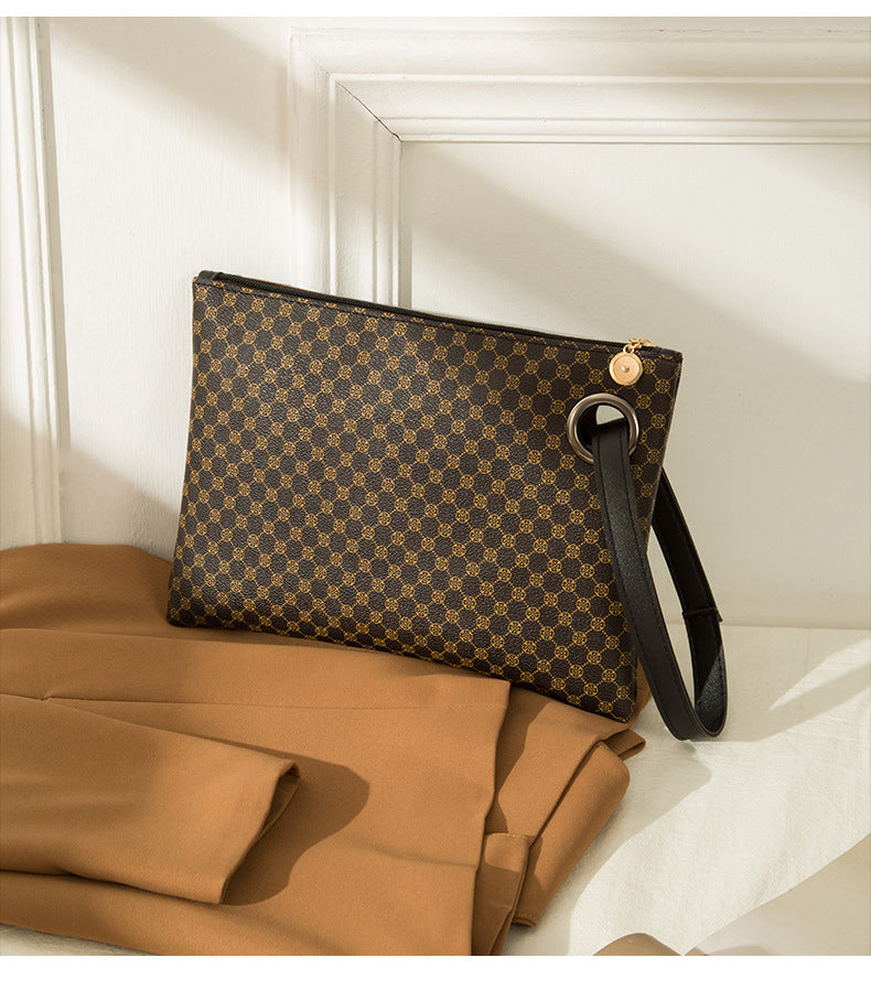 Womens Simple Large-Capacity Clutch Bag With Print