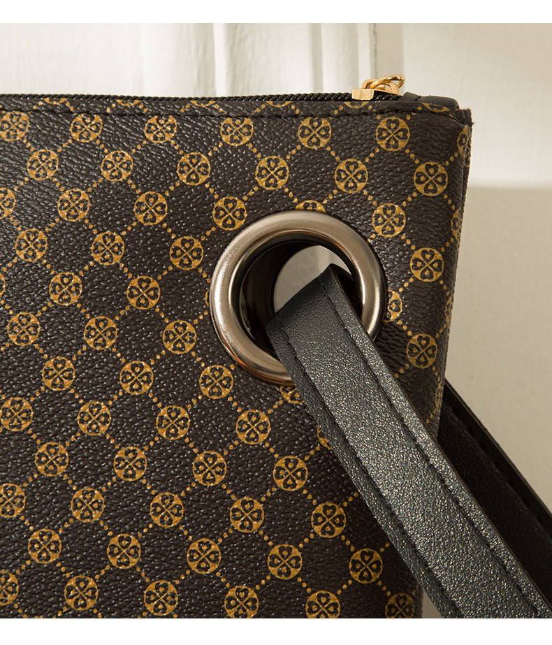 Womens Simple Large-Capacity Clutch Bag With Print