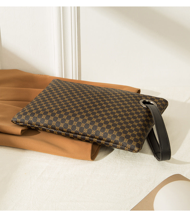 Womens Simple Large-Capacity Clutch Bag With Print