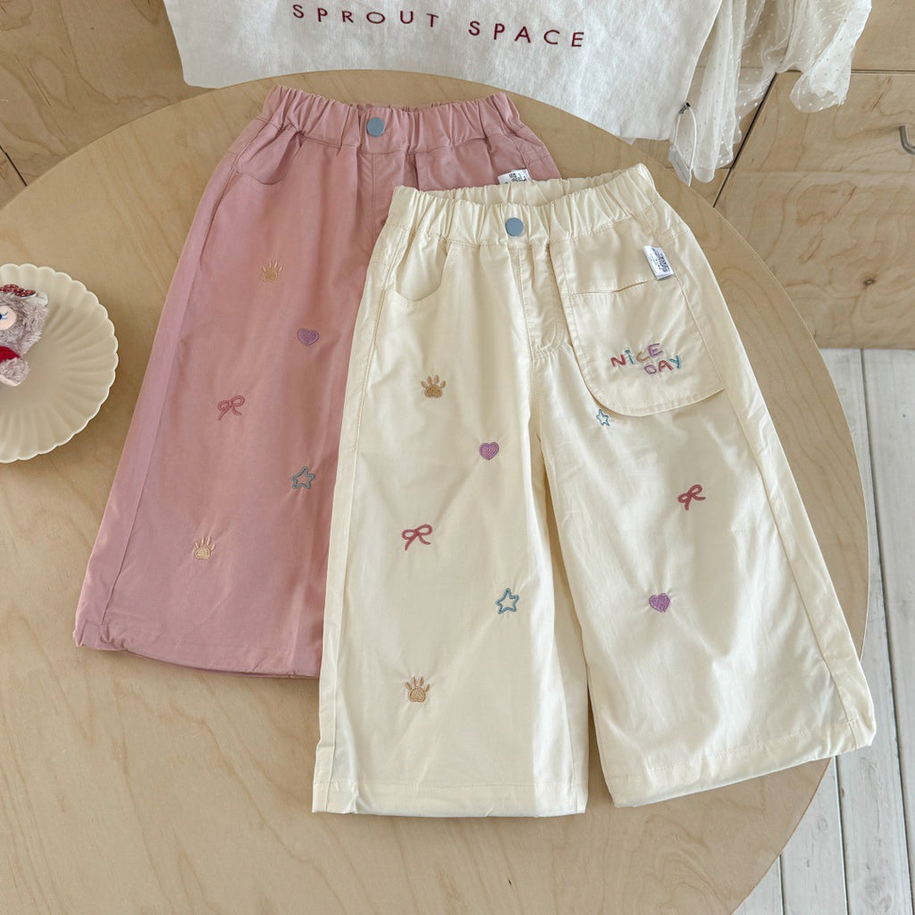 Girls' Workwear Children's Straight-leg Pants Western-style And Fashionable