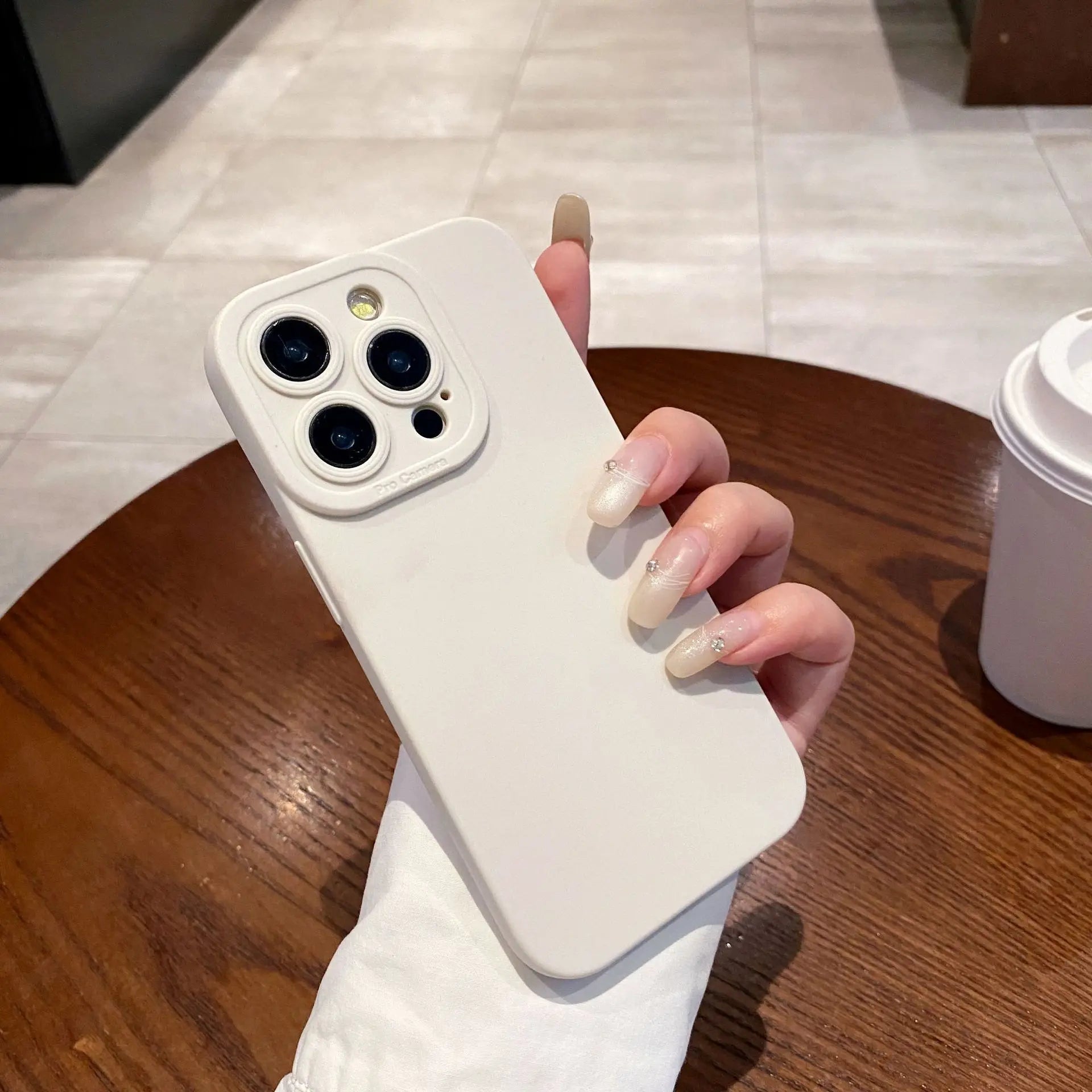 Customized TPU Material Pink Dog Phone Case for iPhone 17/16/15/14... Pro Max Shock Absorber Anti-Drop Back Cover with Model Ins