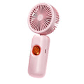 Eu Us in Stock Rechargeable Mini pink Hand Outdoor  Handheld Folding Cooling Portable Fan Handheld for Women