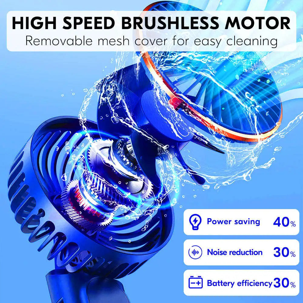 Eu Us in Stock Rechargeable Mini pink Hand Outdoor  Handheld Folding Cooling Portable Fan Handheld for Women