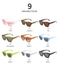 2021 New Design Fashion INS Transparent Pink Women Men PC Colorful Retro Shades Polygon Square Frame Sunglasses