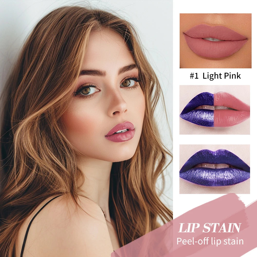 Peel-Off Lip Stain Gloss – Long-Lasting, Waterproof & Transfer-Proof