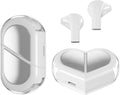 Pink Heart Wireless Earbuds for Girls Cute Small Earphones Hifi Stereo Sound Bluetooth Headsets Touch Control Gaming Handphones