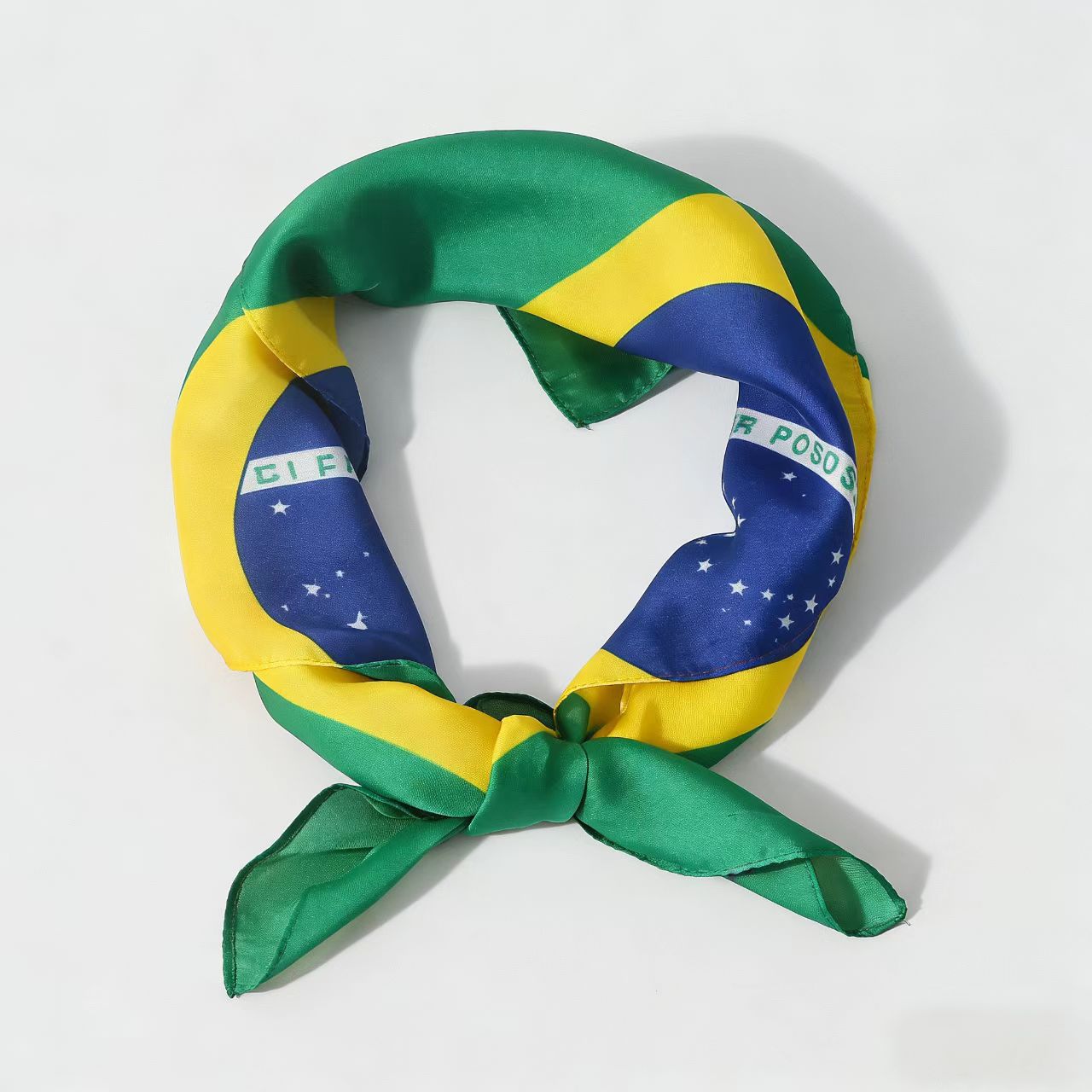 World Cup National Flag-printed Square Scarf