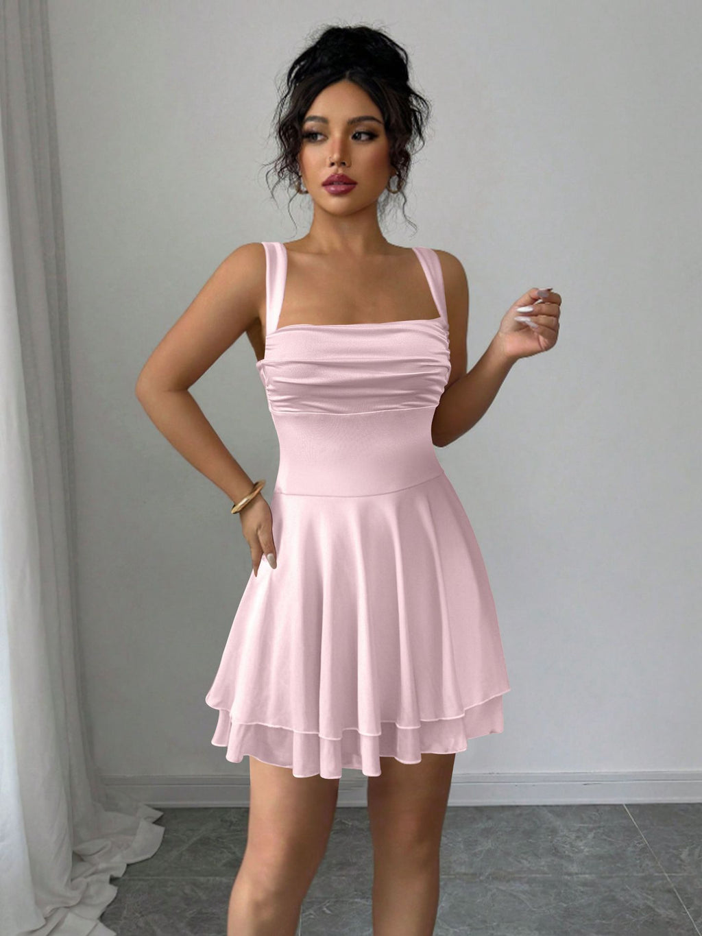 Fashionable Casual Sleeveless Strap Womens Dress