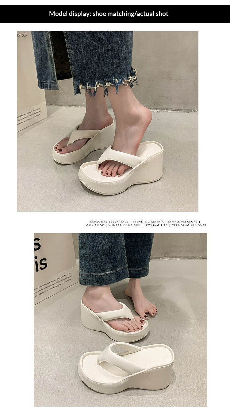 Summer Outdoor Beach Thick-soled Wedge Sandals