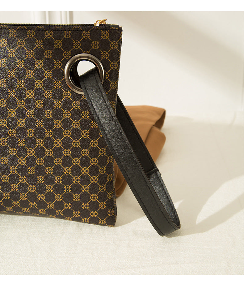 Womens Simple Large-Capacity Clutch Bag With Print