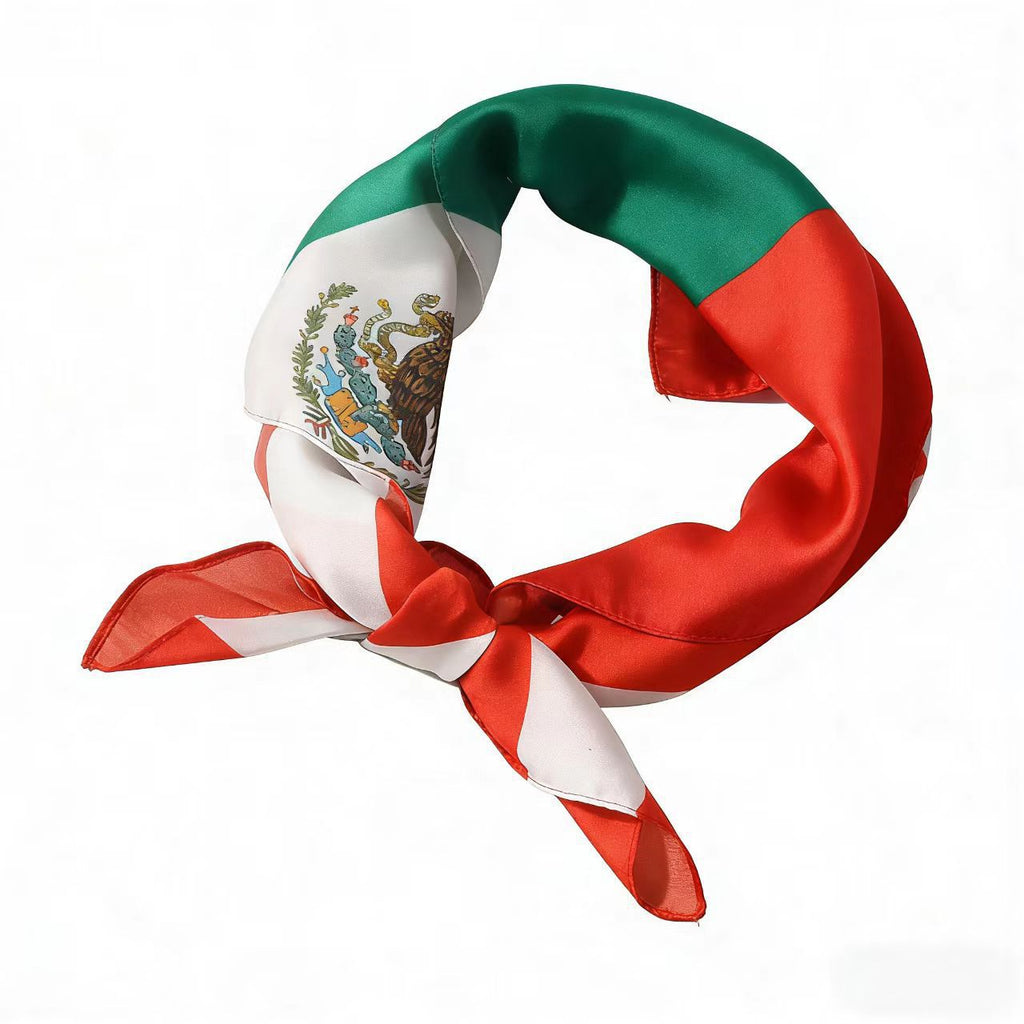 World Cup National Flag-printed Square Scarf