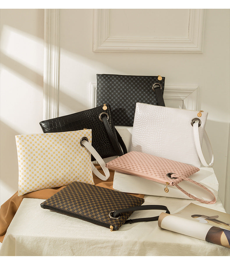 Womens Simple Large-Capacity Clutch Bag With Print