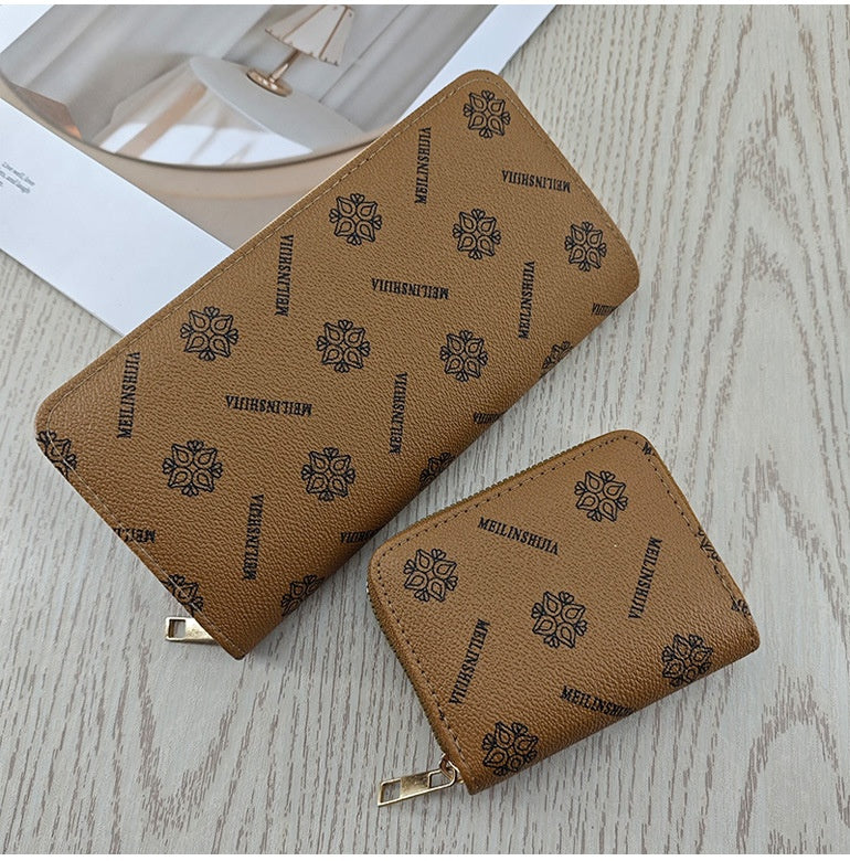 Simple And Stylish Single-zip Multi-cardholder Coin Purse
